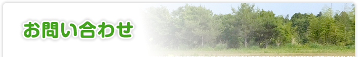 お問い合わせ